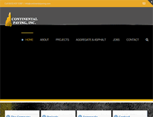 Tablet Screenshot of continentalpaving.com